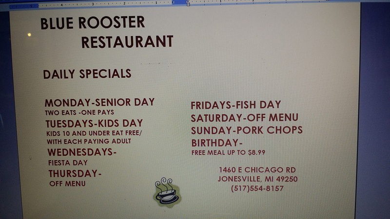 Blue Rooster Restaurant (Pink Panther) - From Facebook Page (newer photo)